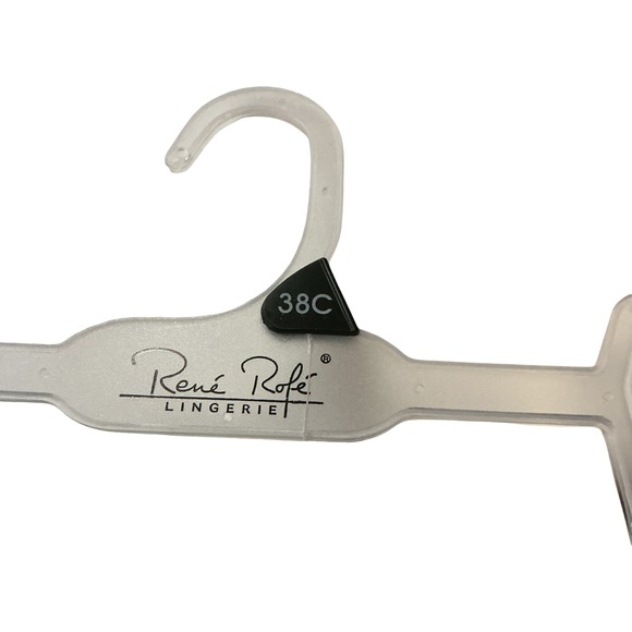 Rene Rofe Lingerie 2 Pack Underwire Bras Black and White Iridescent 38C - Picture 6 of 6